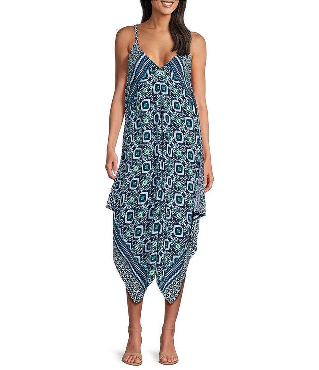 Tommy Bahama Island Cays Ikat Swim Cover-Up Scarf Dress Product Image