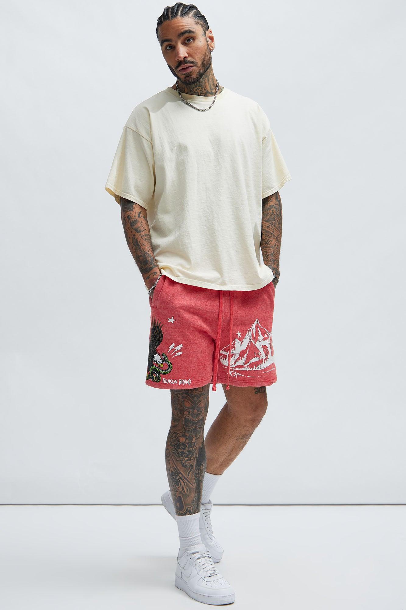 Apex Predator Sweatshorts - Red Product Image