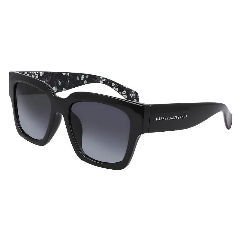 Womens Draper James 55mm Oversized Rectangle Sunglasses Product Image