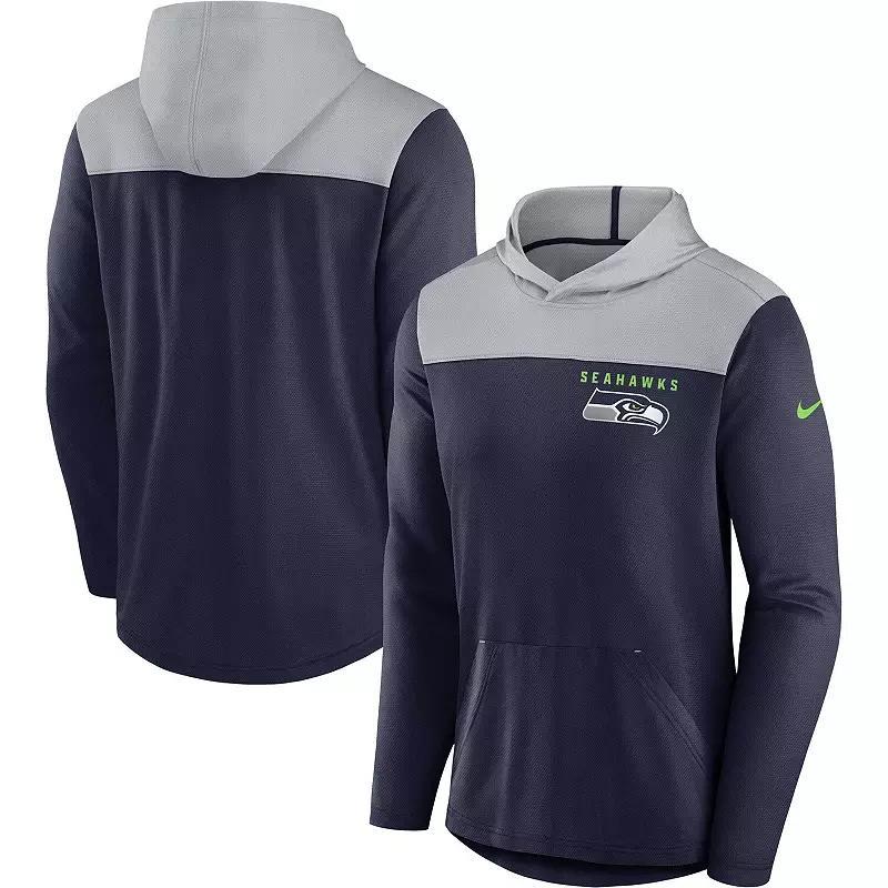 Mens Nike Seattle Seahawks Fan Gear Pullover Hoodie Blue Product Image