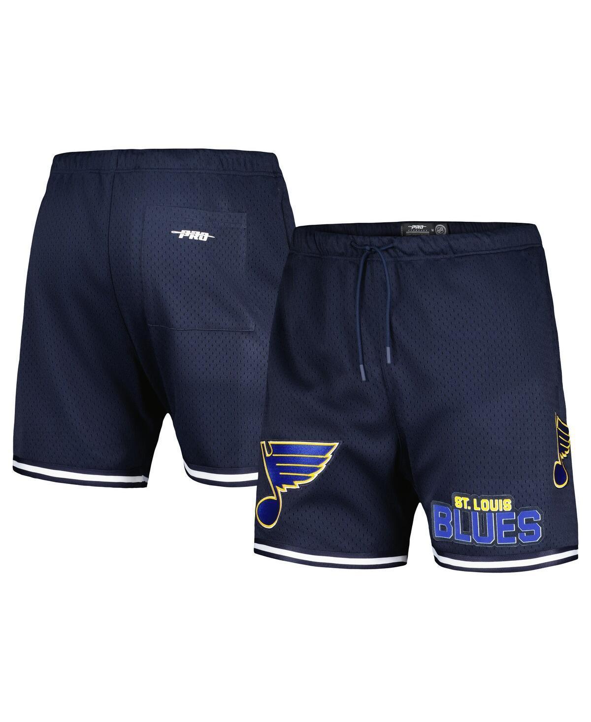 Mens Pro Standard Navy St. Louis Blues Classic Mesh Shorts Product Image