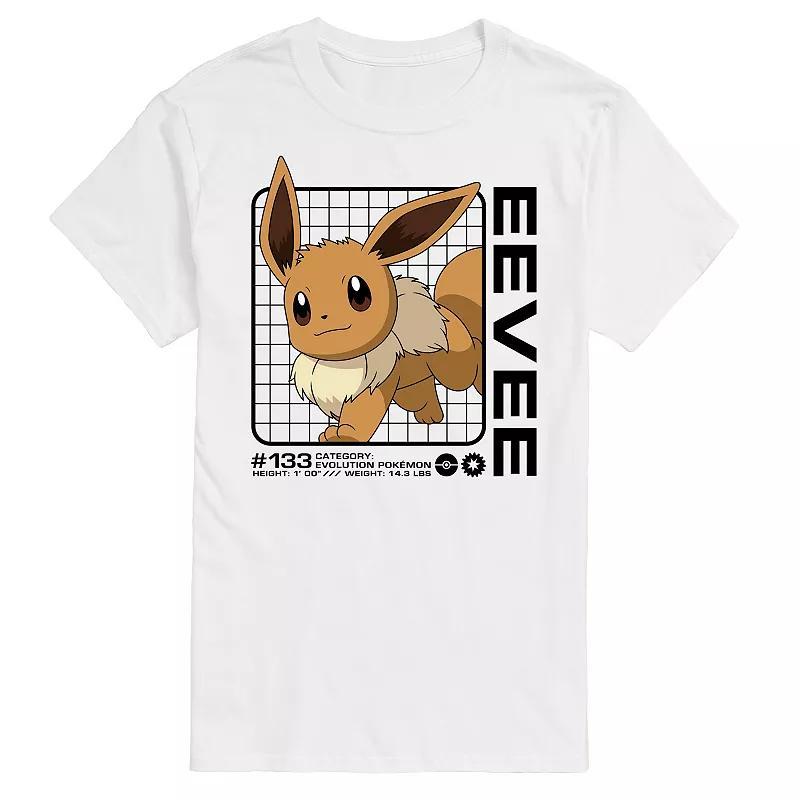 Mens Pokemon Eevee Stats Graphic Tee Product Image