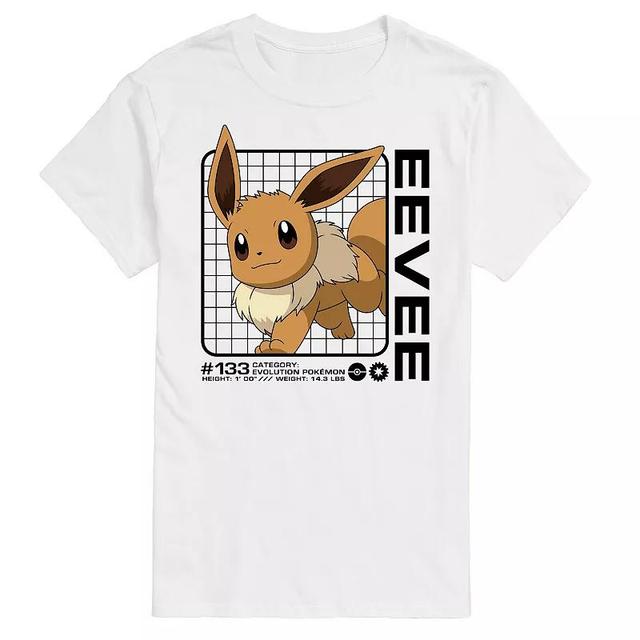 Mens Pokemon Eevee Stats Graphic Tee Product Image