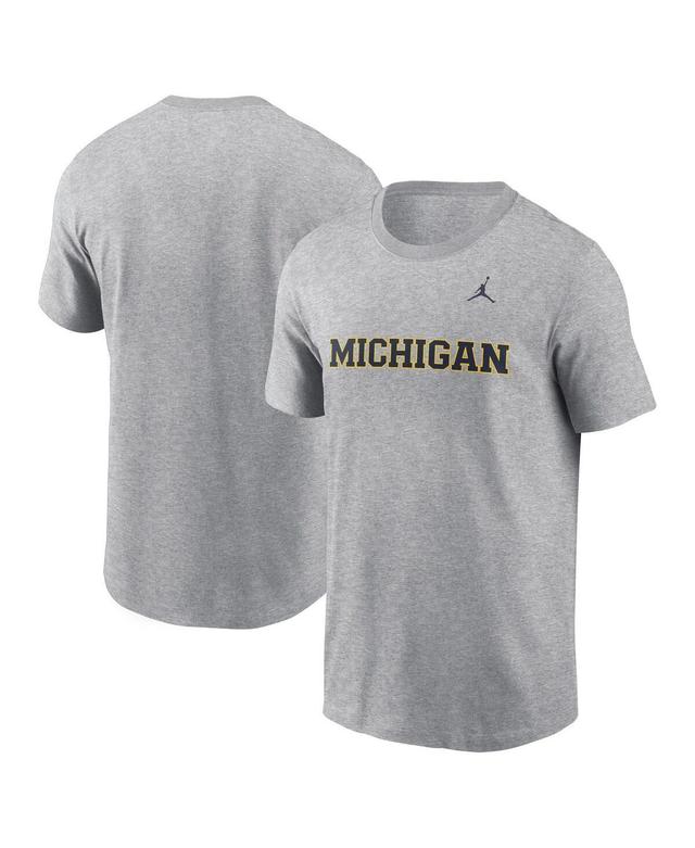 Mens Michigan Wolverines Primetime Wordmark Jordan College T-Shirt Product Image