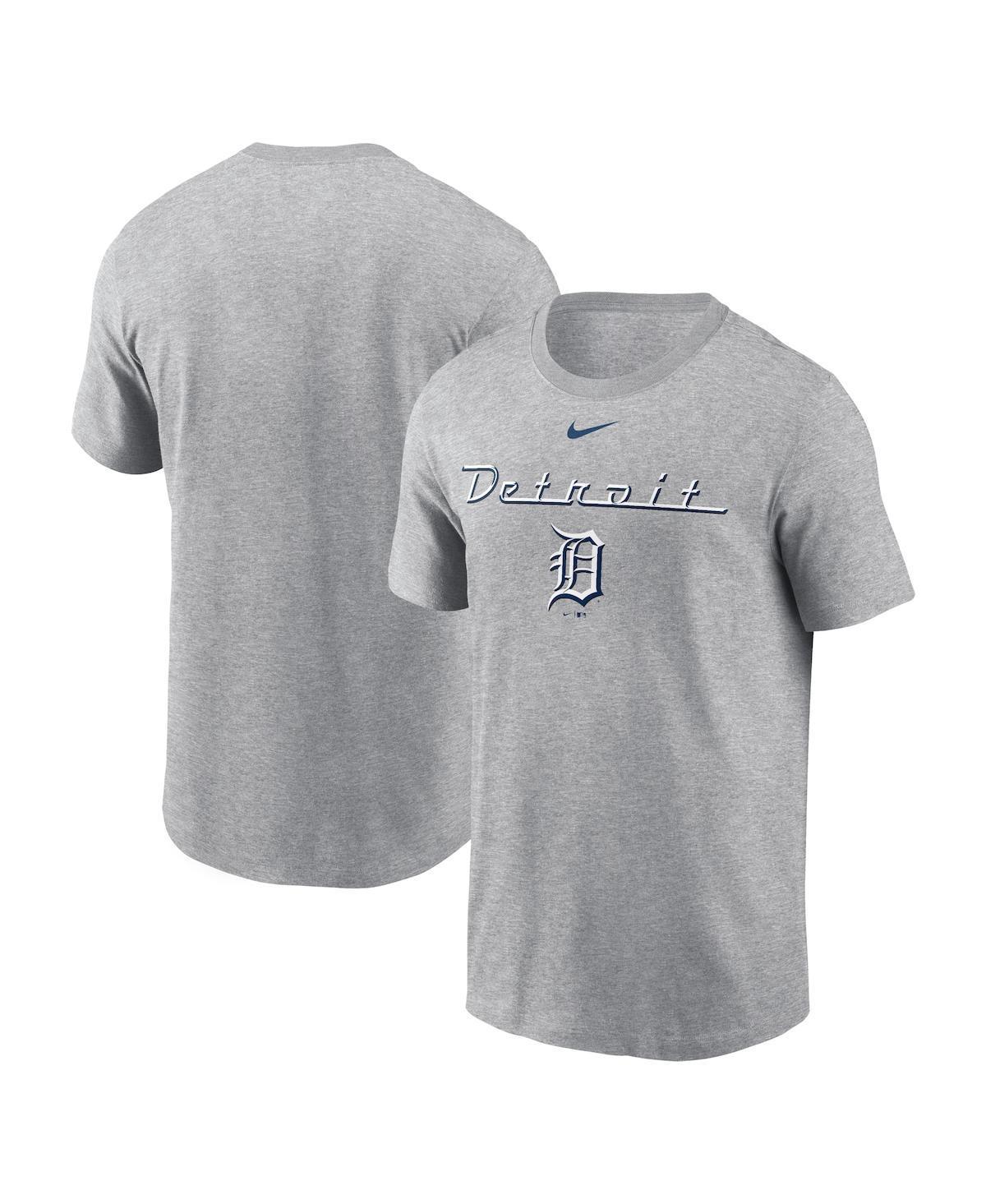 Mens Nike Heather Charcoal Detroit Tigers Local Home Town T-Shirt Product Image