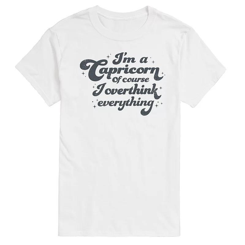 Mens Im A Capricorn I Overthink Graphic Tee Product Image