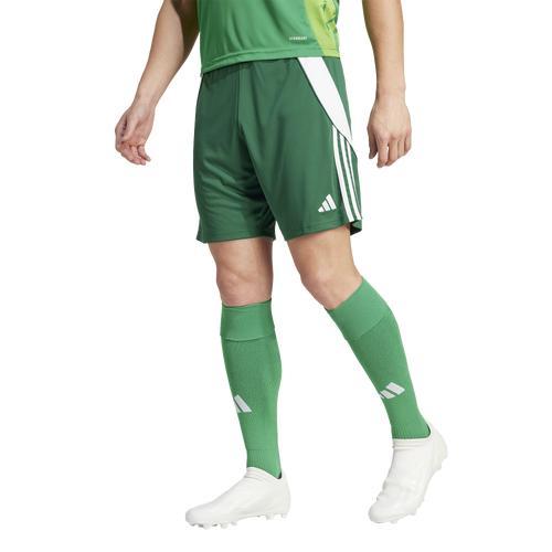 adidas Mens adidas Tiro24 Shorts - Mens Team Dark Green/White Product Image