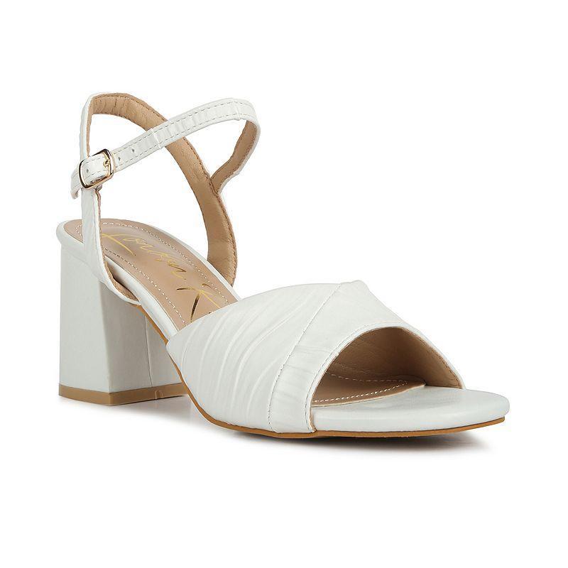 London Rag Womens Pleated Dress Sandals Product Image