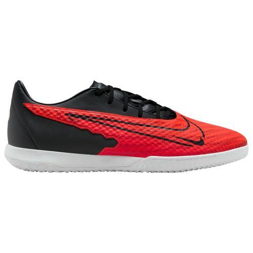 Nike Mens Phantom GX Academy IC - Soccer Shoes White/Bright Crimson/Black Product Image