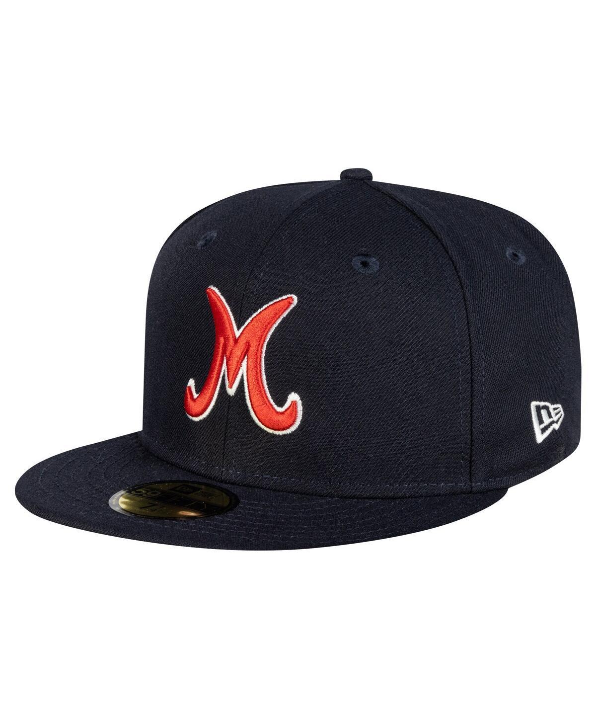 New Era Mens Navy Monterrey Sultans Mexico League On Field 59FIFTY Fitted Hat Product Image