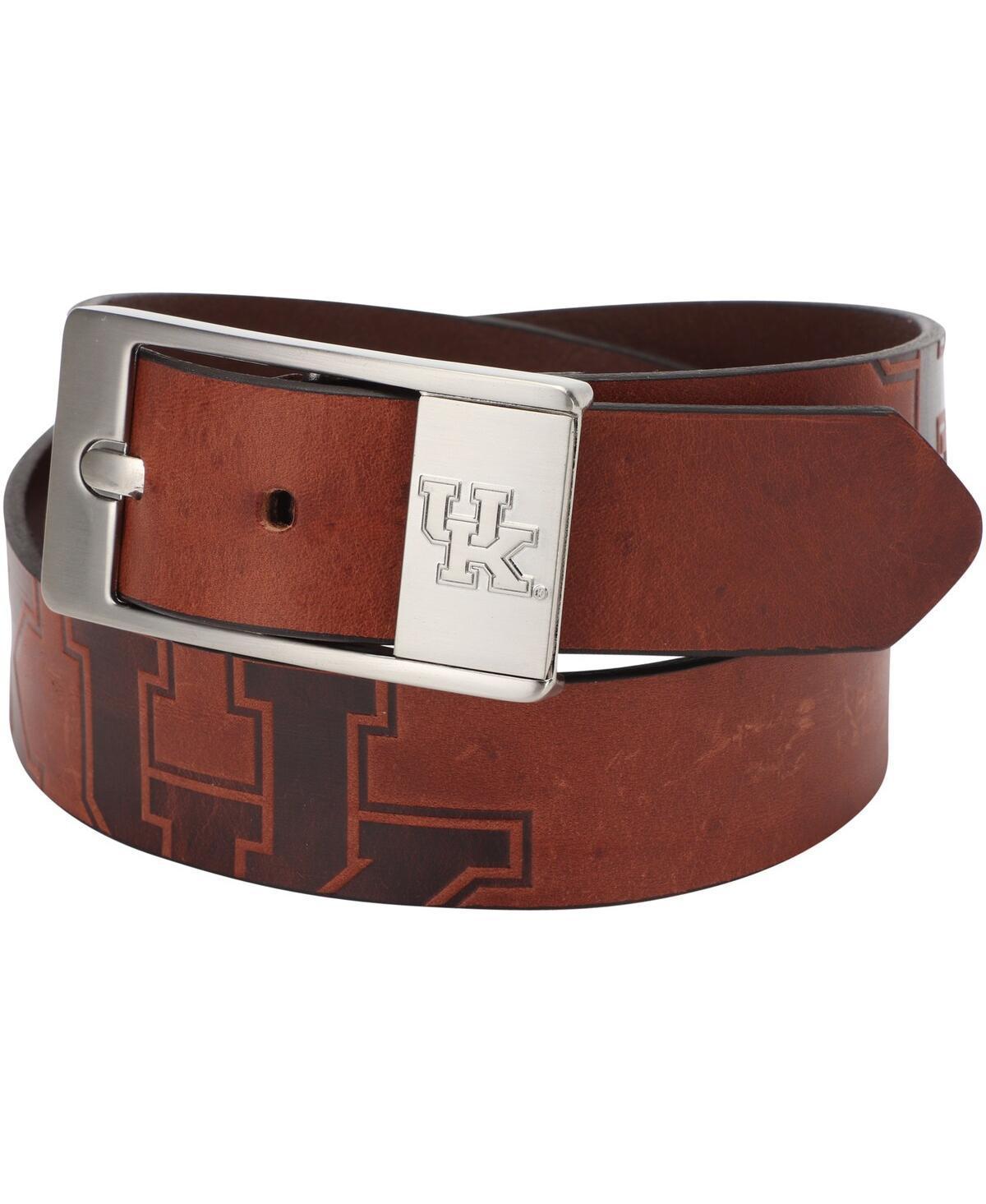 Mens Clemson Tigers Brandish Leather Belt Product Image