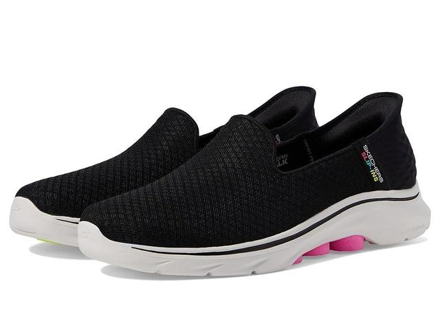 SKECHERS Performance Go Walk 7 Daley Hands Free Slip-Ins Hot Pink) Women's Shoes Product Image