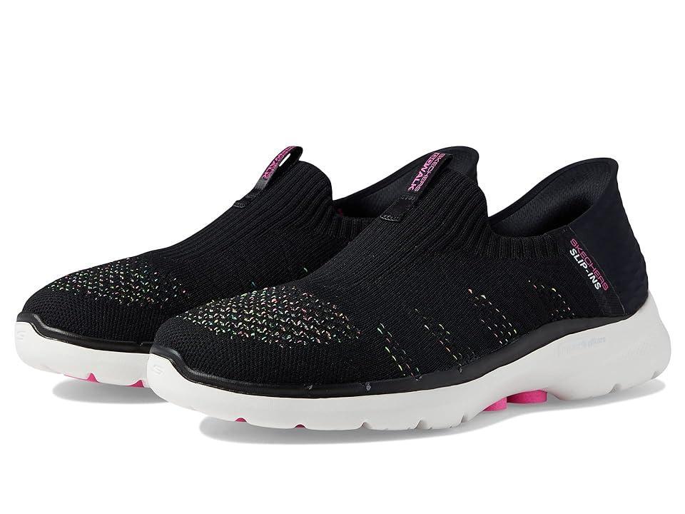 SKECHERS Performance Go Walk 6 Valentina Hands Free Slip-Ins Multi) Women's Shoes Product Image