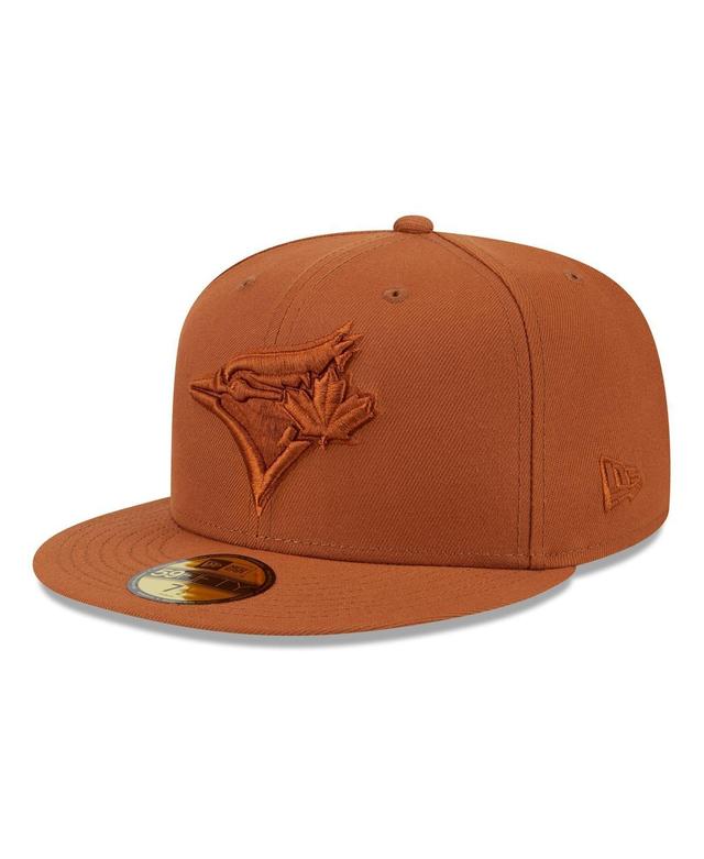 Mens New Era Brown Toronto Blue Jays Spring Color 59FIFTY Fitted Hat Product Image