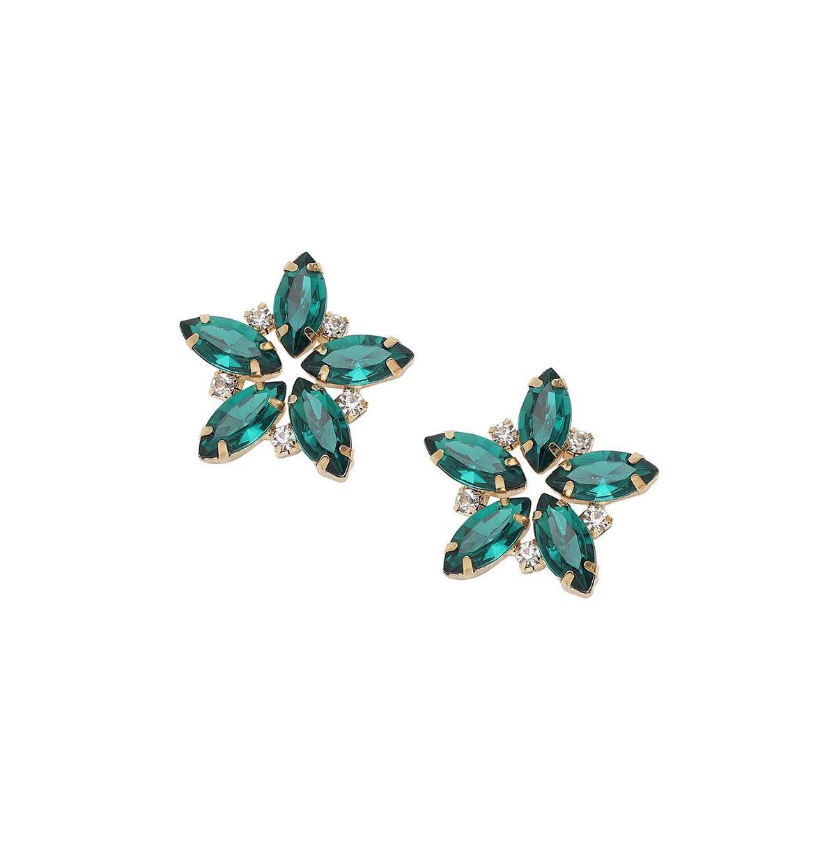 Sohi Womens Flower Stud Earrings Product Image