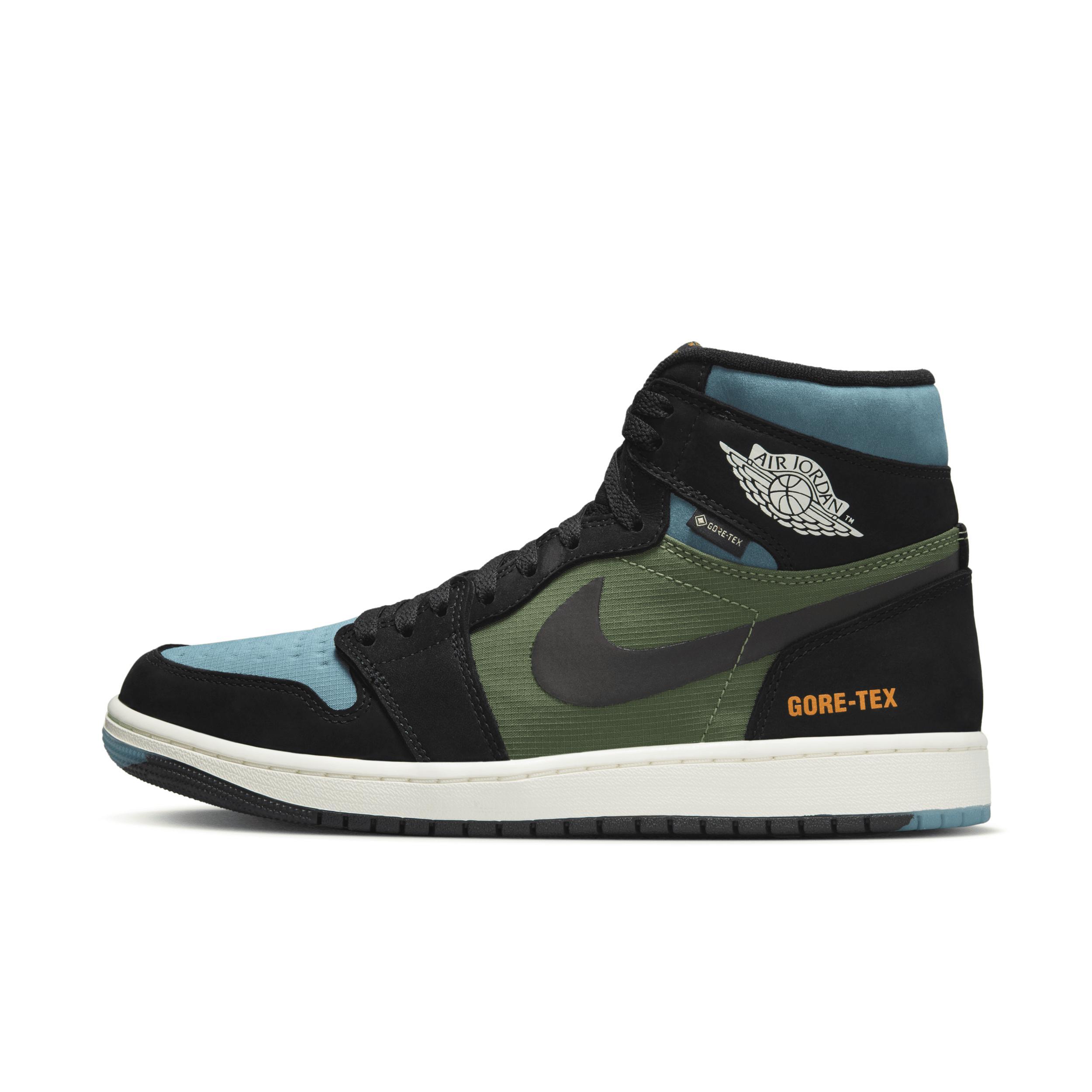 Jordan Mens AJ 1 Element - Shoes Black/Green/Blue Product Image