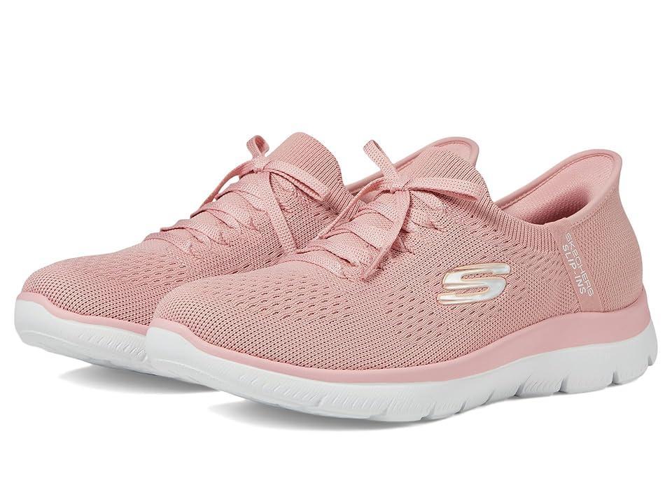 SKECHERS Summit New Daily Hands Free Slip-Ins (Rose) Women's Shoes Product Image