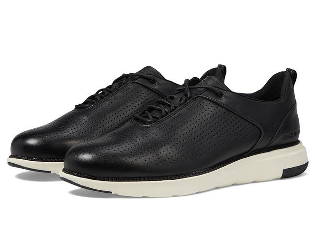 Cole Haan Grand Atlantic Textured Sneaker Black/Ivory) Men's Lace-up Boots Product Image