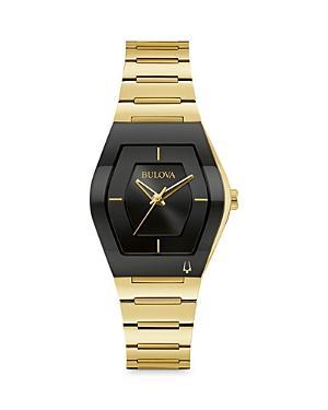 Bulova Womens Latin Grammys Gemini Special Edition Quartz Analog Black Silicone Strap Watch Product Image