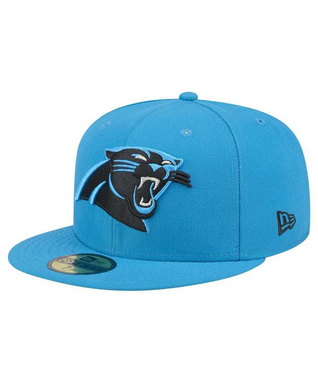 New Era Mens Blue Carolina Panthers Omaha 59FIFTY Fitted Hat Product Image