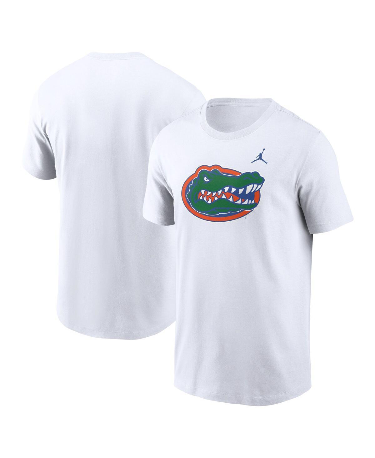 Jordan Mens White Florida Gators Primetime Evergreen Logo T-Shirt Product Image