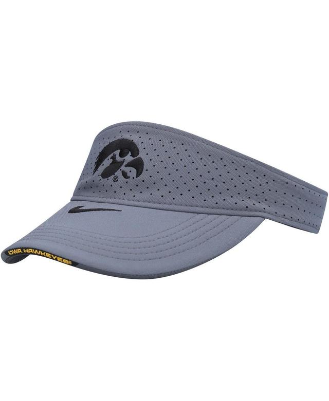 Mens Nike Gray Iowa Hawkeyes 2021 Sideline Performance Visor Product Image