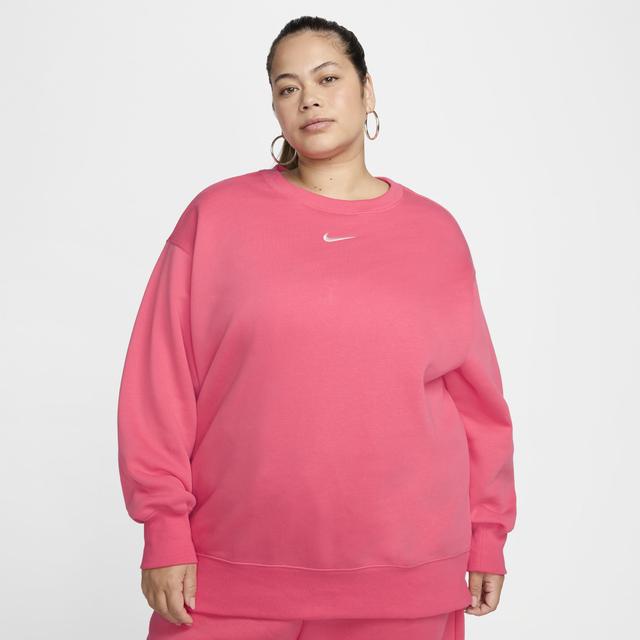 Women's Nike Sportswear Phoenix Fleece Oversized Crew-Neck Sweatshirt (Plus Size) Product Image