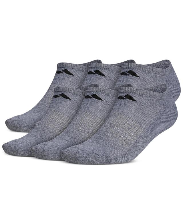 Mens adidas 6-pack Athletic Cushioned No-Show Socks Product Image