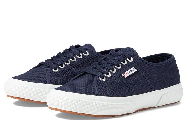 Superga 2750 COTU Classic Sneaker (Navy/Full White 2) Lace up casual Shoes Product Image