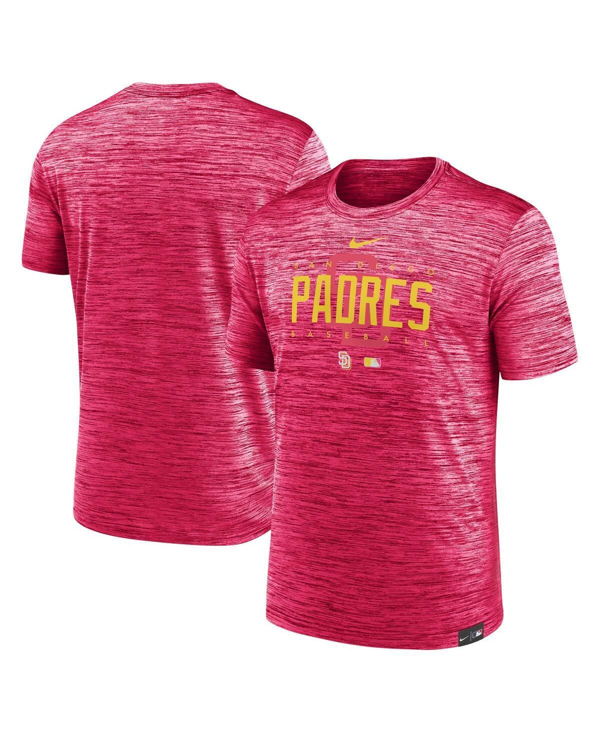 Mens Nike Pink San Diego Padres City Connect Velocity Practice Performance T-shirt Product Image