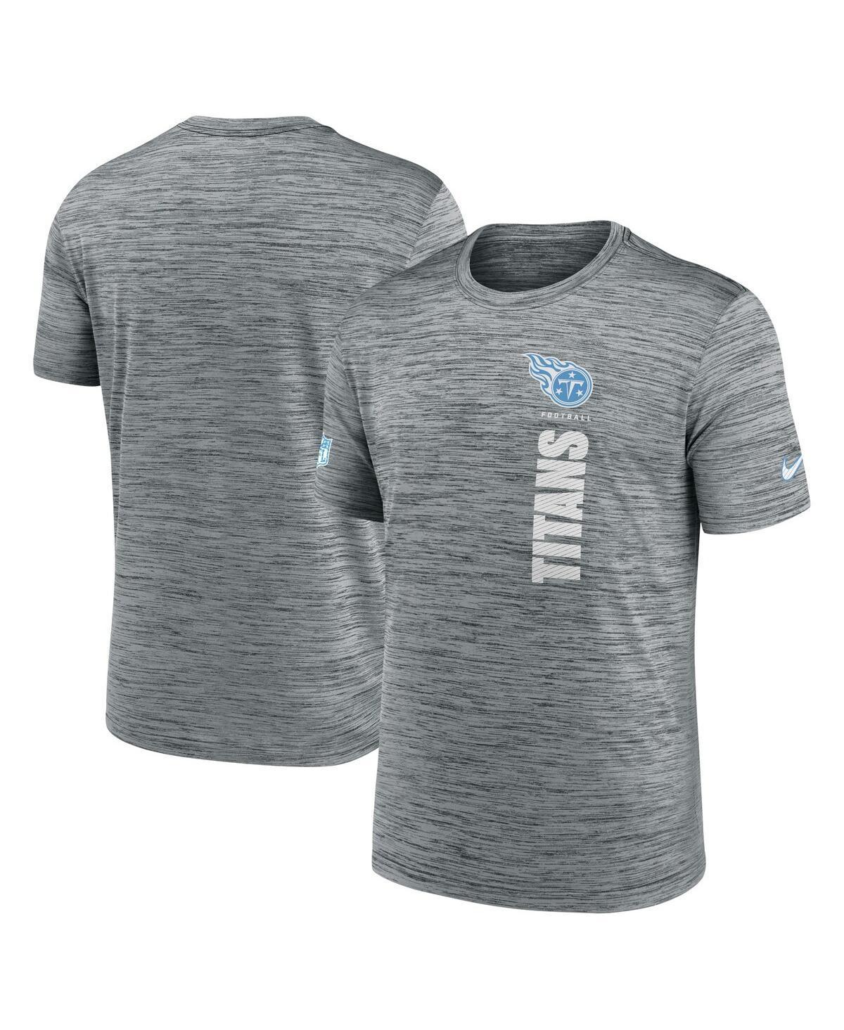 Nike Mens Gray Tennessee Titans 2024 Sideline Velocity Performance T-Shirt Product Image