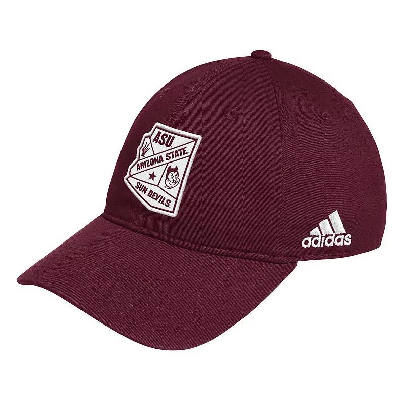 Mens adidas Maroon Arizona State Sun Devils State Slouch Adjustable Hat Product Image