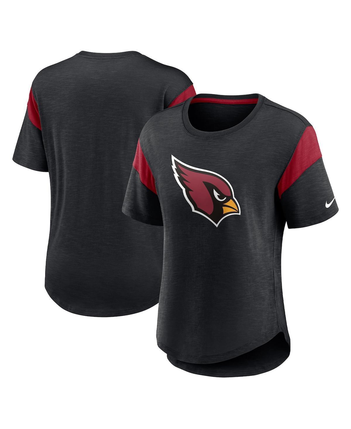 Womens Nike Heather Black Arizona Cardinals Primary Logo Fashion Top Product Image