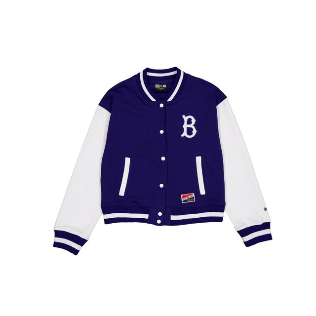 Brooklyn Dodgers Throwback Fleece Women's Jacket Female Product Image