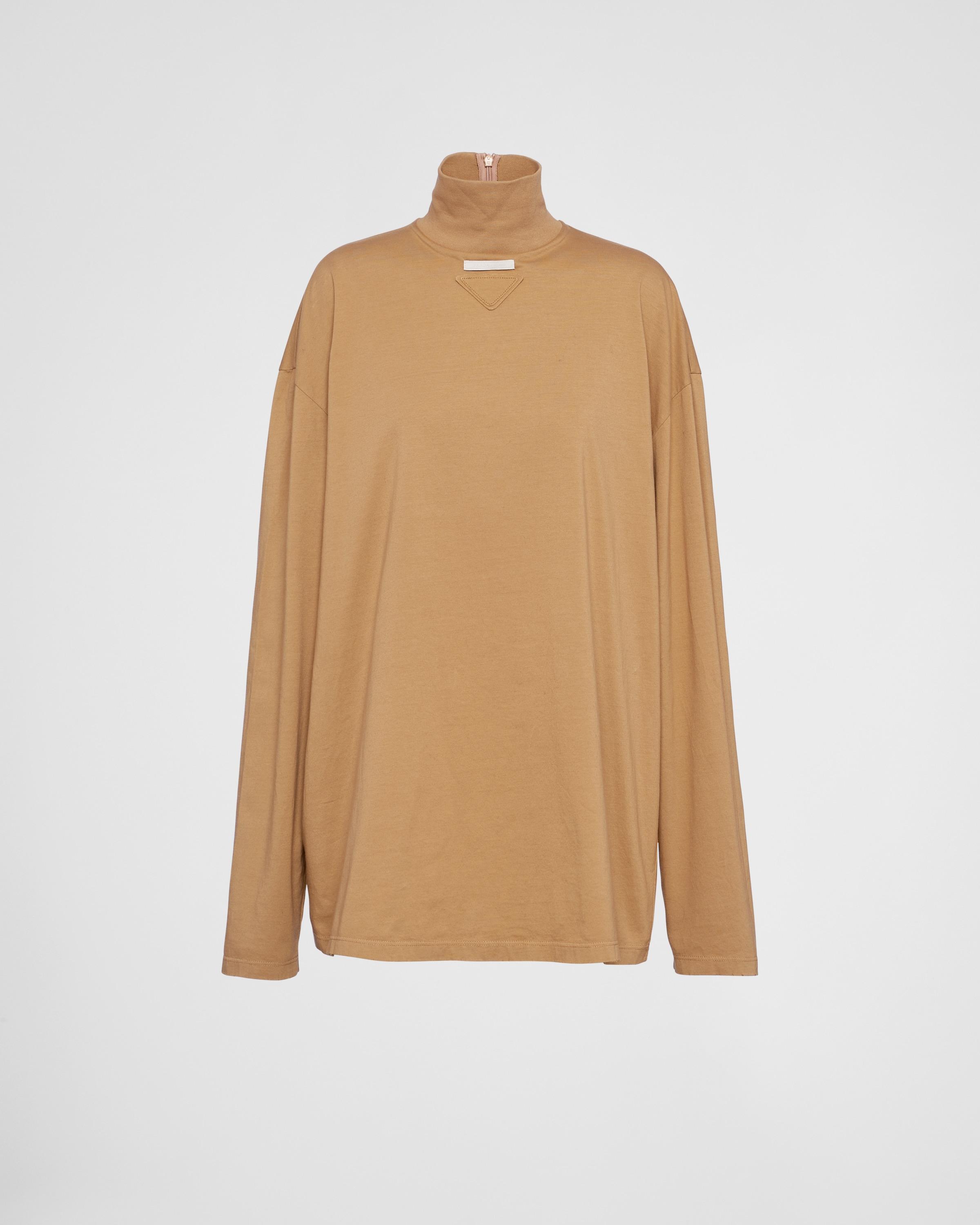 Jersey turtleneck T-shirt Product Image