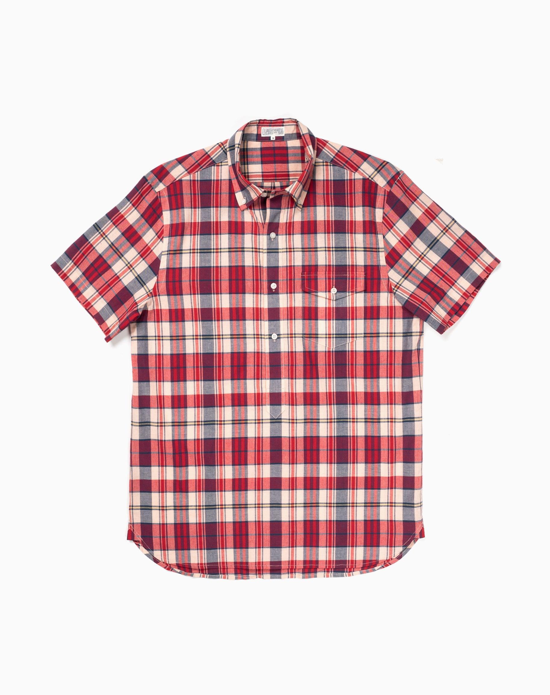 Madras Popover in Red Plaid Product Image