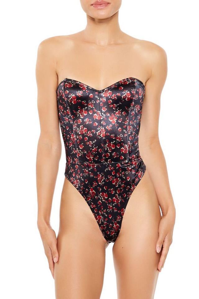 Floral Print Lingerie Bodysuit | Forever 21 Product Image