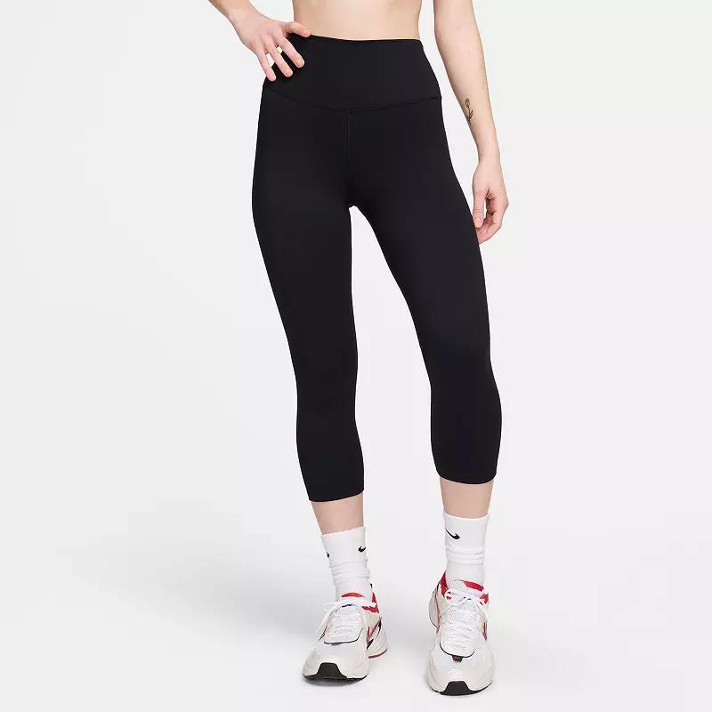 Womens Nike One High-Waisted Crop Leggings Product Image