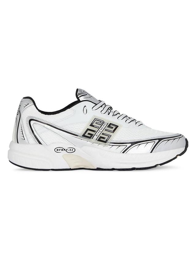 Mens NFNTY-52 Runners in Synthetic Leather and Mesh Sneakers Product Image