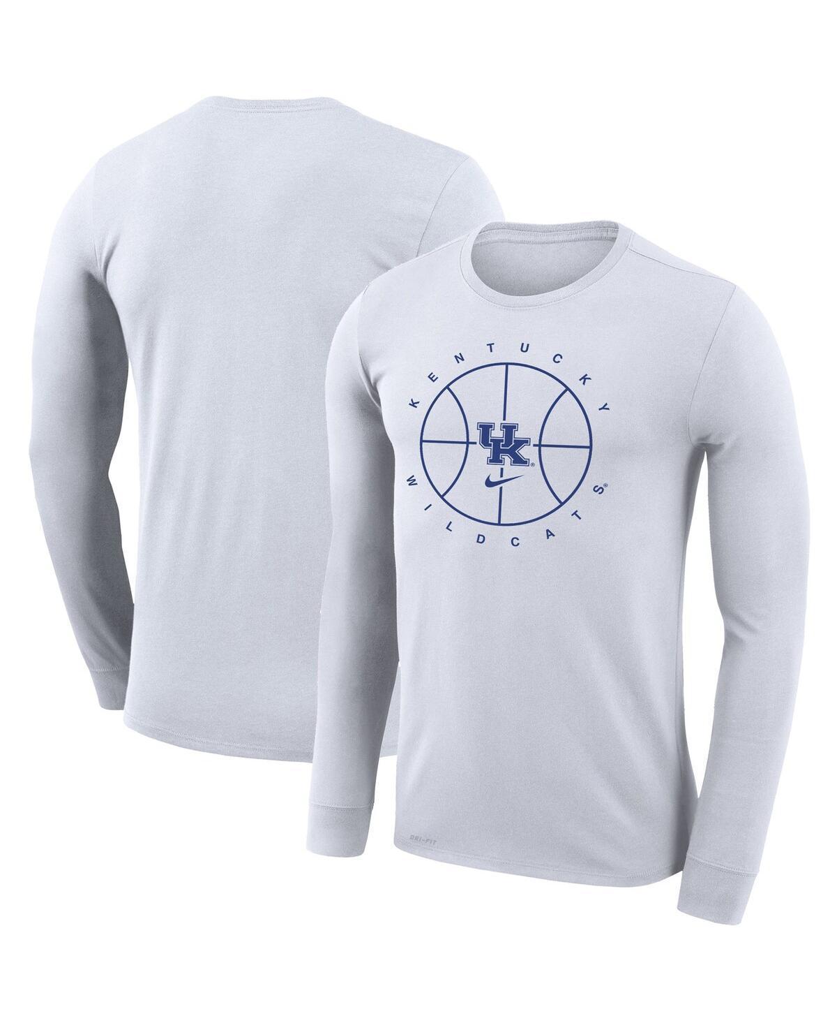 Mens Nike White Ucla Bruins School Logo Legend Performance Long Sleeve T-shirt Product Image