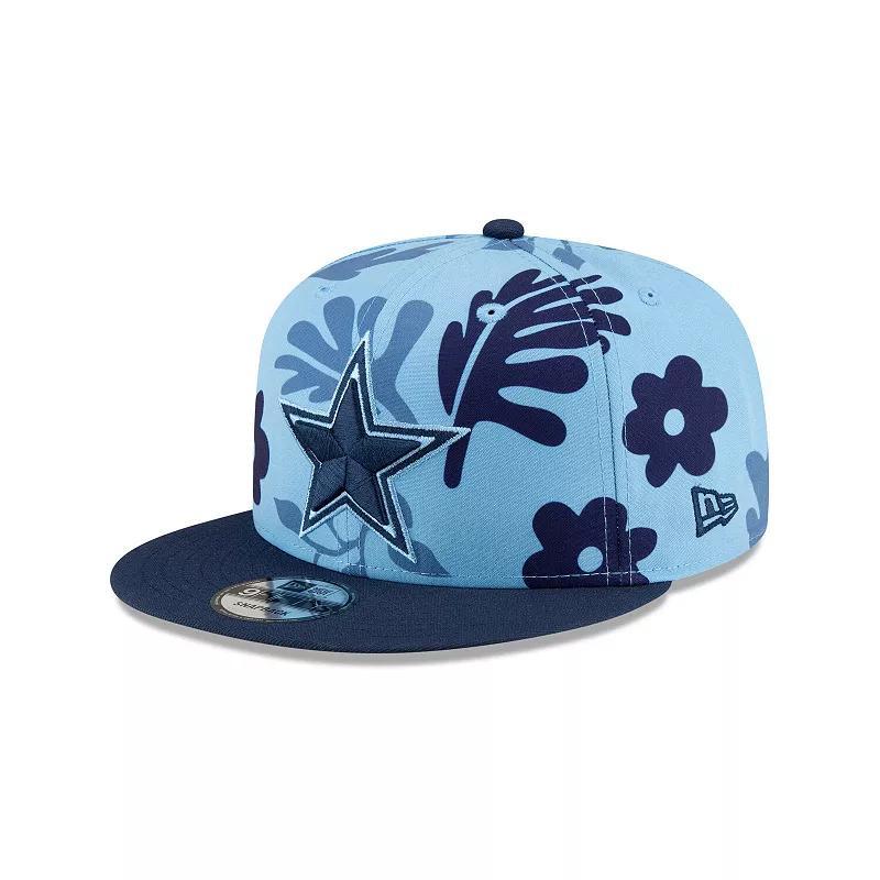 Mens New Era Navy Dallas Cowboys Leafy 9FIFTY Snapback Hat Product Image