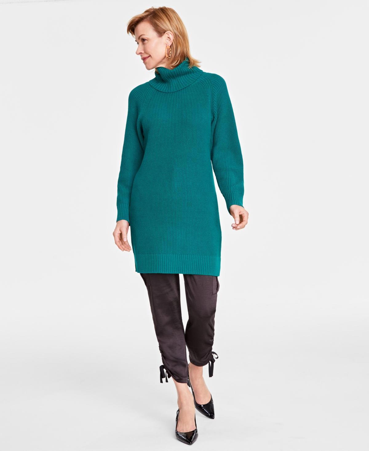 I.n.c. International Concepts Womens Turtleneck Sweater Dress, Created for Macys Product Image