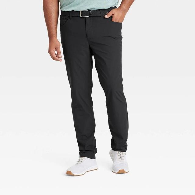 Mens Big Golf Slim Pants - All In Motion Black Onyx 40x32 Product Image