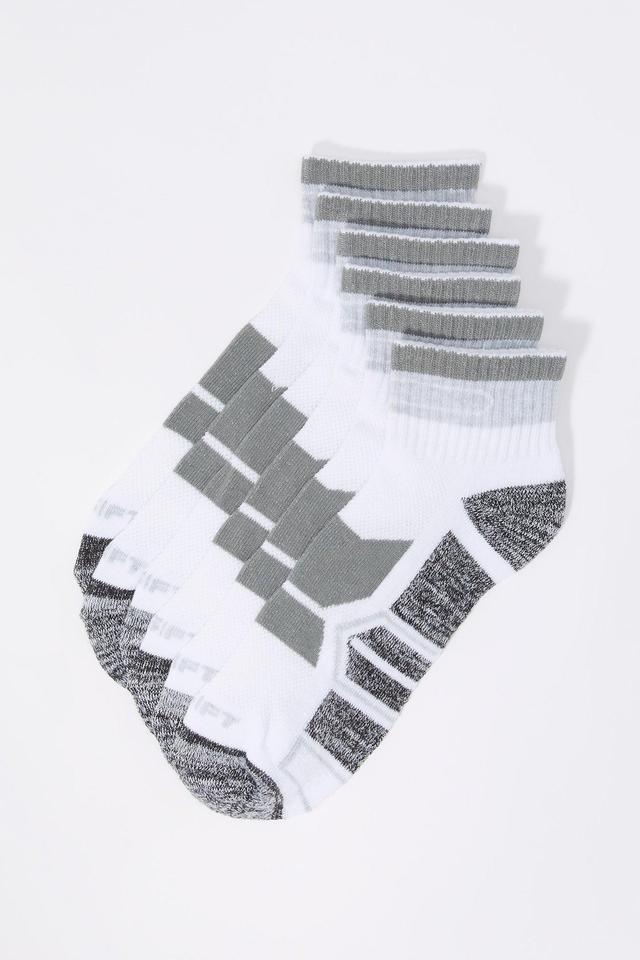 Athletic Quarter Socks (6 Pack) Male Product Image