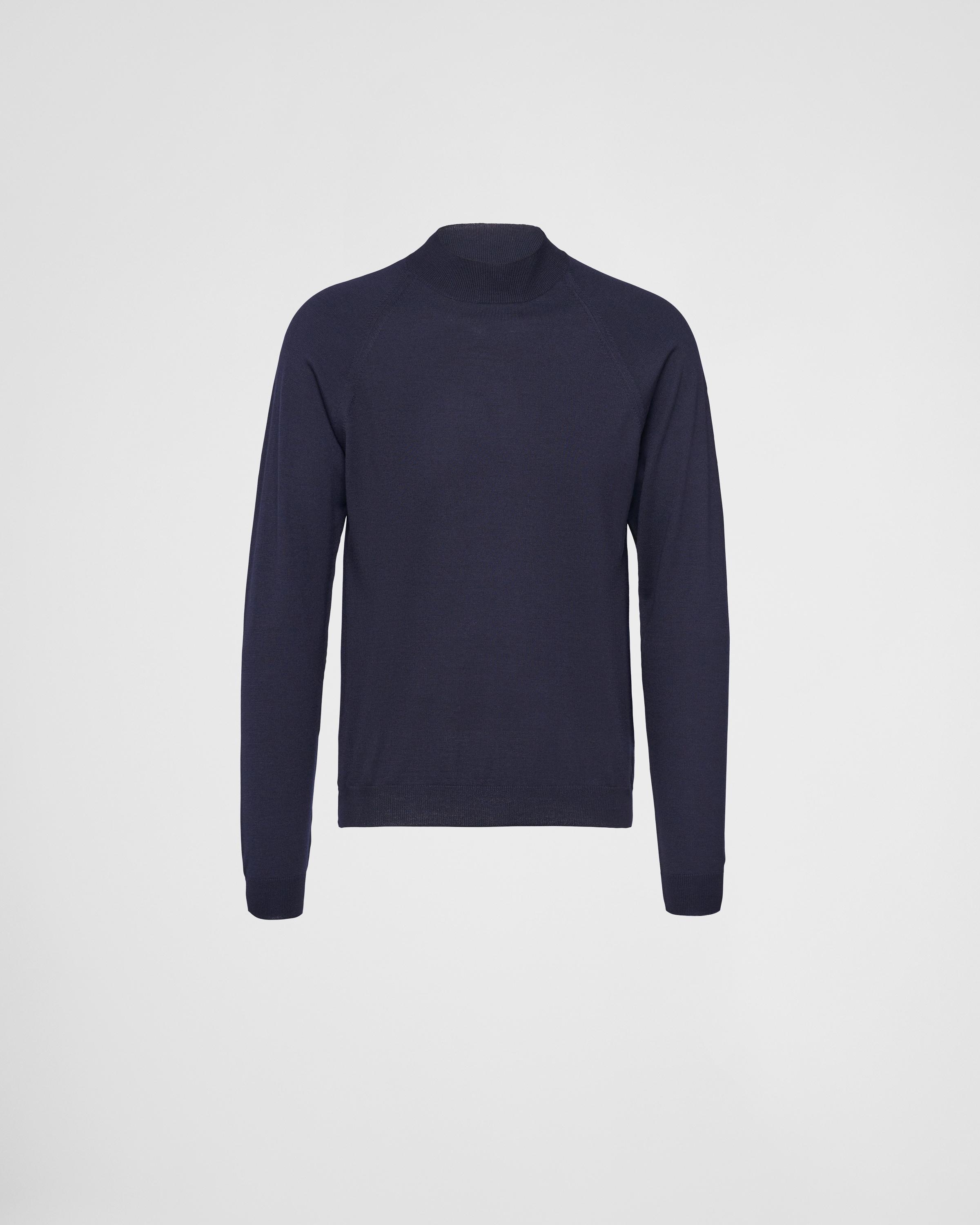 Worsted wool turtleneck sweater Product Image