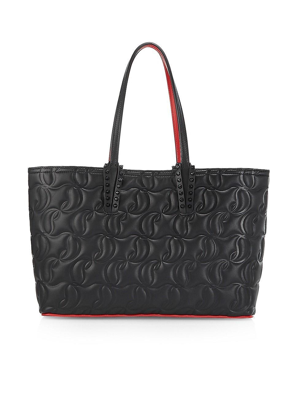 Womens Small Cabata Embossed Leather Tote Bag Product Image