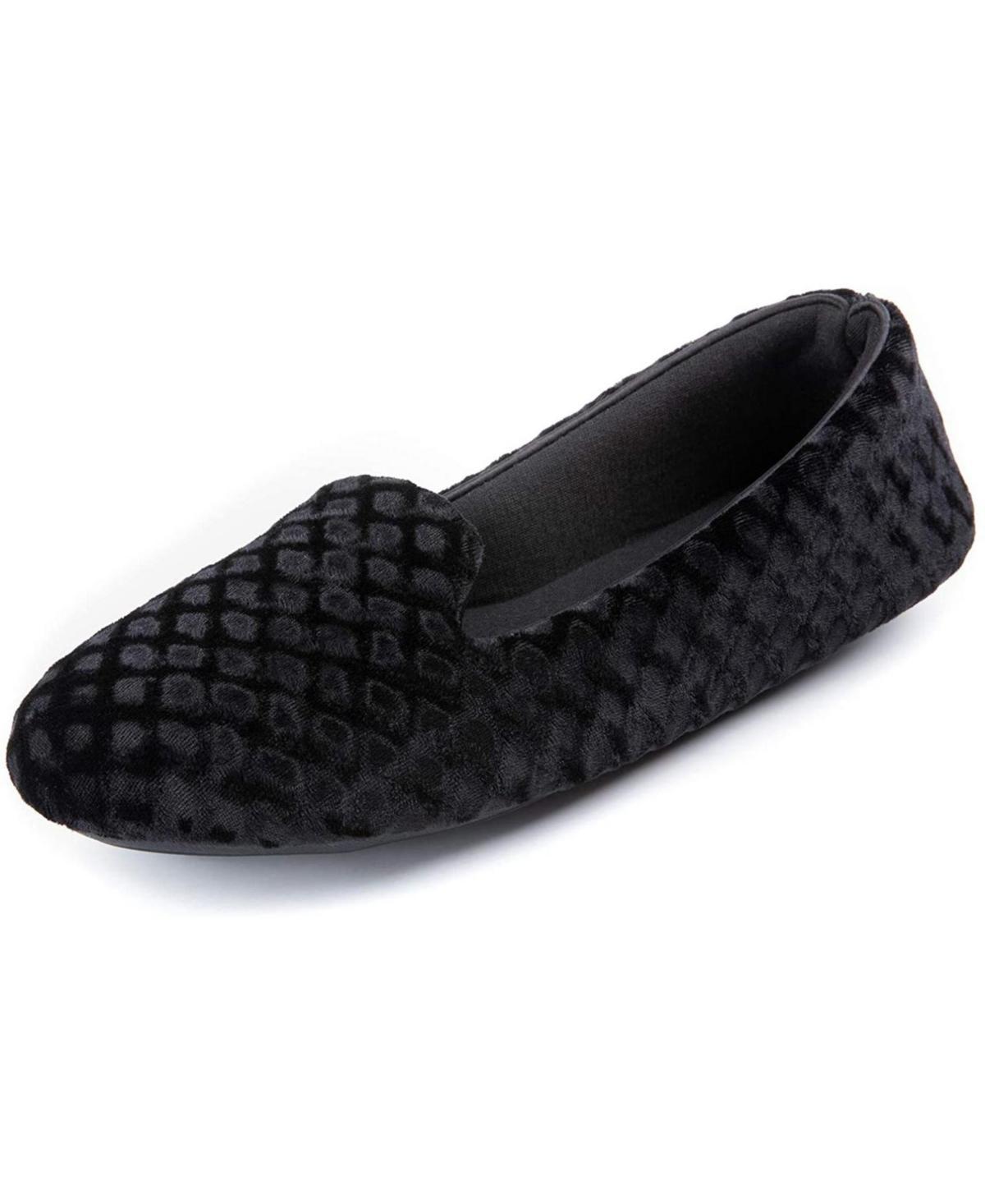 Rock Dove Womens Velour Memory Foam Loafer Slipper Product Image