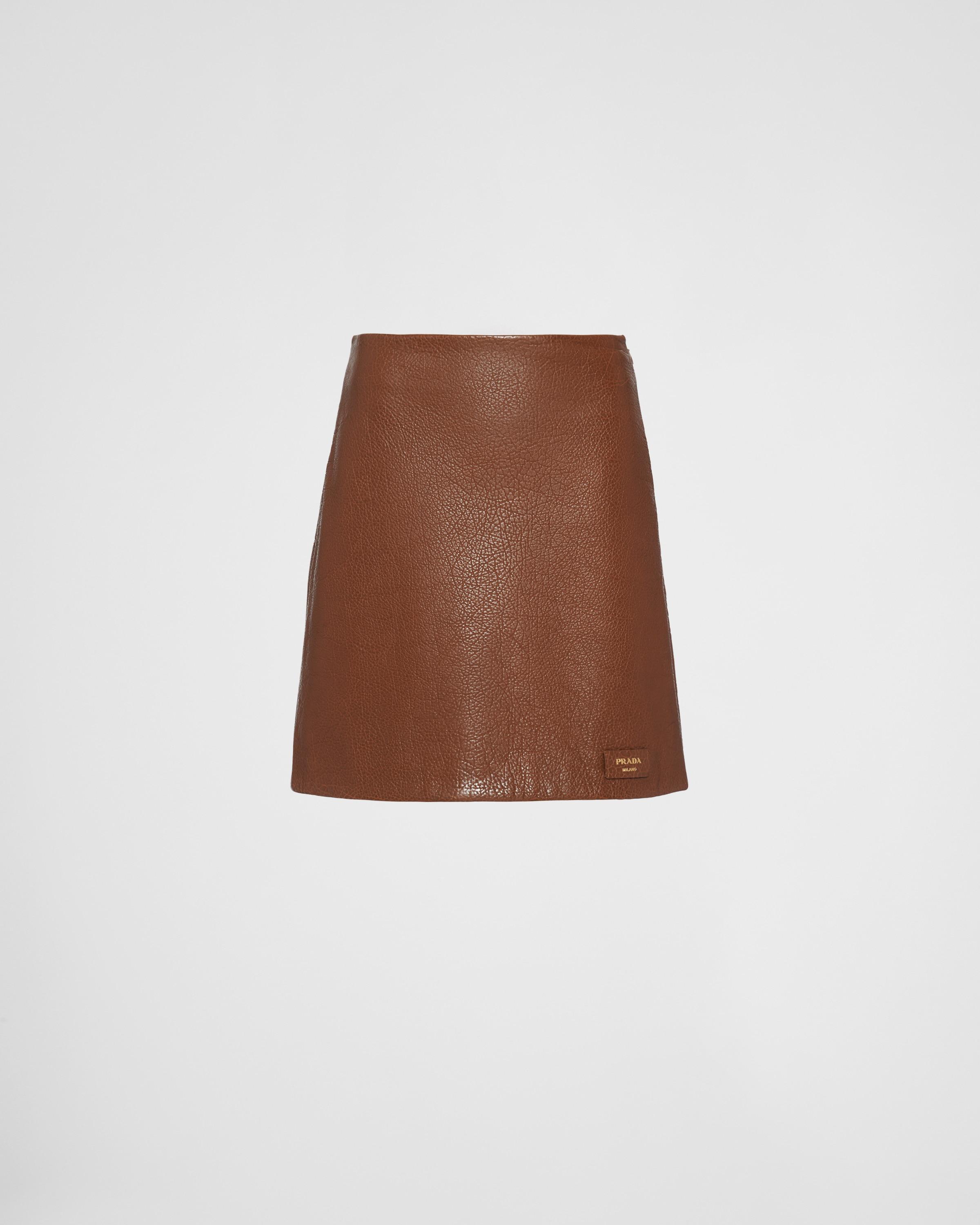 Nappa leather skirt Product Image