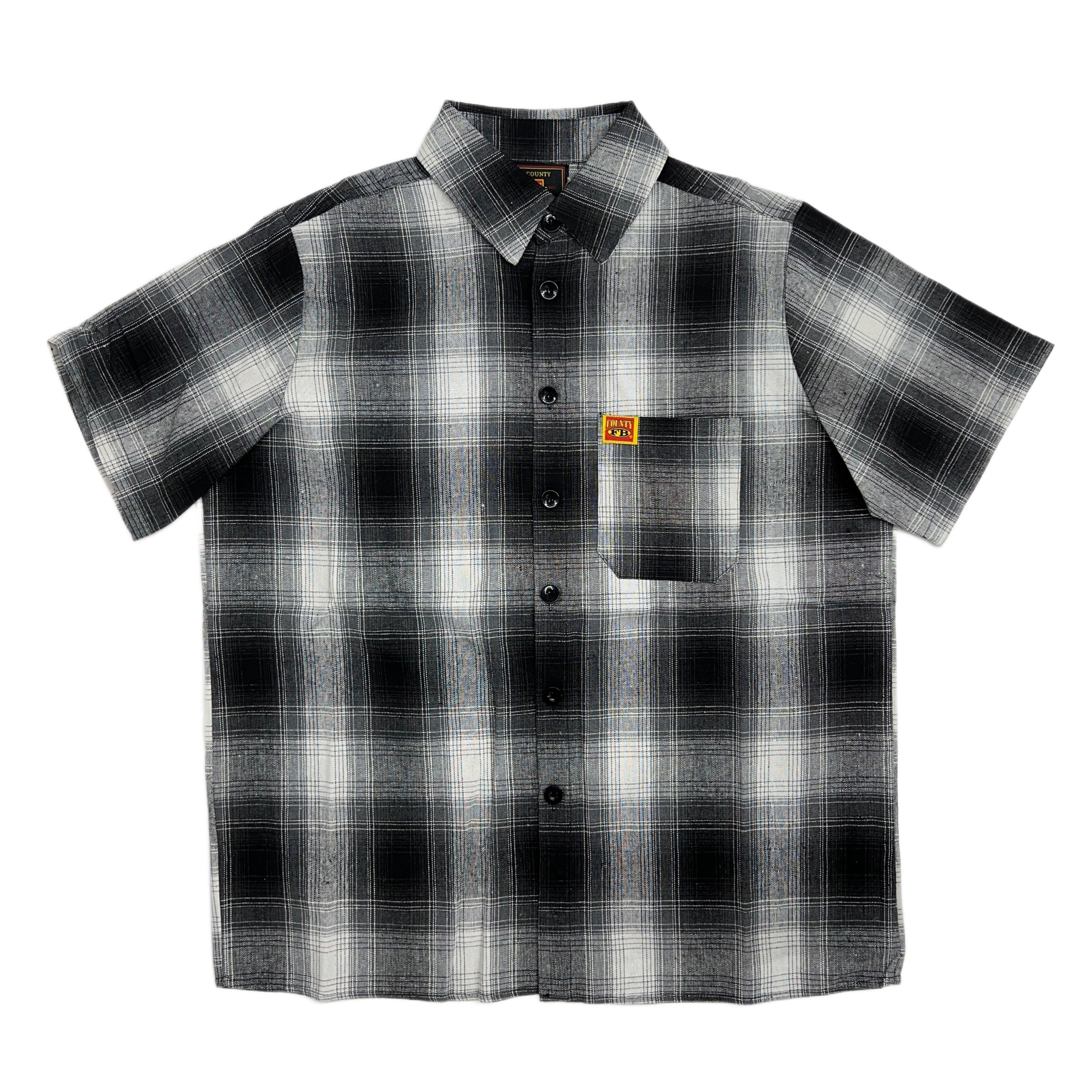 FB County Short Sleeve Checker Flannel Shirt Male Product Image