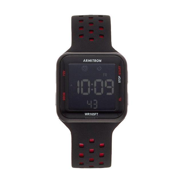 Armitron Digital Chronograph Sport Watch - Size: MEDIUM, Mens, Black Product Image